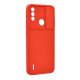 Gigapack Motorola Moto E7i Power GIGAPACK Szilikon telefonvédő matt, kameravédő, PIROS