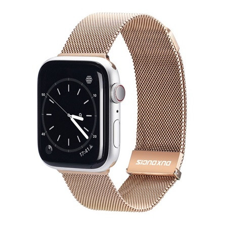 Dux Ducis Apple Watch Series 10 42mm DUX DUCIS pótszíj egyedi méret, mágneses, ARANY