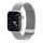 Dux Ducis Apple Watch Series 10 46mm DUX DUCIS pótszíj egyedi méret, mágneses, EZÜST