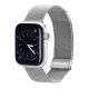 Dux Ducis Apple Watch Series 10 46mm DUX DUCIS pótszíj egyedi méret, mágneses, EZÜST