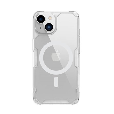 Nillkin iPhone 14 NILLKIN NATURE PRO MAGNETIC műanyag telefonvédő ütésállóság, MagSafe, ÁTLÁTSZÓ