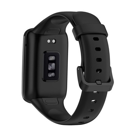 Gigapack Xiaomi Mi Band 7 Pro Gigapack pótszíj egyedi méret, szilikon, FEKETE