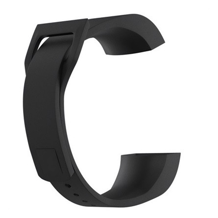 Gigapack Xiaomi MI Band 4C Gigapack pótszíj egyedi méret, szilikon, FEKETE