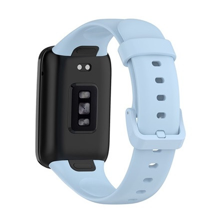 Gigapack Xiaomi Mi Band 7 Pro Gigapack pótszíj egyedi méret, szilikon, VILÁGOSKÉK