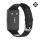 Gigapack Honor Band 7 Gigapack pótszíj egyedi méret, valódi bőr, FEKETE