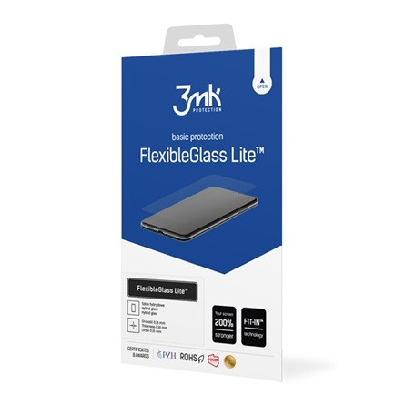 3Mk iPhone 12 Pro 3MK FLEXIBLE GLASS LITE képernyővédő üveg 2.5D, 6H, ÁTLÁTSZÓ