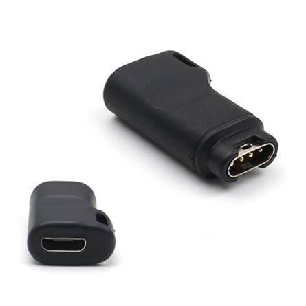 Gigapack Garmin Vivomove Trend GIGAPACK Töltő adapter microUSB aljzat – Garmin FEKETE