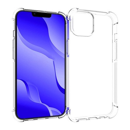 Gigapack iPhone 14 Gigapack szilikon telefonvédő ütésállóság, légpárnás sarok, ÁTLÁTSZÓ