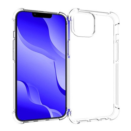 Gigapack iPhone 14 Plus Gigapack szilikon telefonvédő ütésállóság, légpárnás sarok, ÁTLÁTSZÓ