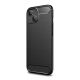Gigapack iPhone 14 Plus Gigapack Szilikon telefonvédő ütésállóság, karbon minta, FEKETE