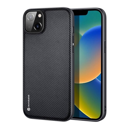 Dux Ducis iPhone 14 Plus DUX DUCIS FINO szilikon telefonvédő műanyag belső, rombusz, FEKETE