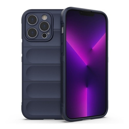 Gigapack iPhone 14 Pro Gigapack szilikon telefonvédő ütésállóság, 3D, SÖTÉTKÉK