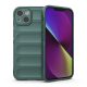Gigapack iPhone 14 Plus Gigapack szilikon telefonvédő ütésállóság, 3D, SÖTÉTZÖLD
