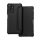 Gigapack Redmi Note 11 4G Gigapack Tok álló, bőr hatású FLIP, karbon minta, FEKETE