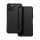 Gigapack iPhone 14 Pro Max Gigapack tok álló, bőr hatású FLIP, karbon minta, FEKETE