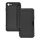 Gigapack iPhone SE 3 (2022) Gigapack Tok álló, bőr hatású FLIP, karbon minta, FEKETE