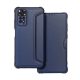 Gigapack Redmi Note 11 4G Gigapack Tok álló, bőr hatású FLIP, karbon minta, SÖTÉTKÉK
