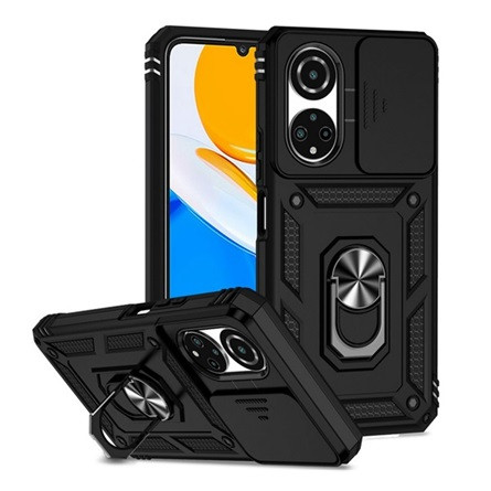 Gigapack Honor X7 (2022) Gigapack Defender szilikon telefonvédő ütésállóság, kameravédő, FEKETE