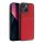 Gigapack iPhone 14 Gigapack Szilikon telefonvédő ütésállóság, csíkos, PIROS