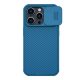 Nillkin iPhone 14 Pro NILLKIN CAMSHIELD PRO MAGNETIC műanyag telefonvédő ütésállóság, csíkos, SÖTÉTKÉK