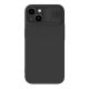 Nillkin iPhone 14 Plus NILLKIN CAMSHIELD SILKY MAGNETIC szilikon telefonvédő plüss belső, MagSafe, FEKETE