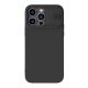 Nillkin iPhone 14 Pro NILLKIN CAMSHIELD SILKY MAGNETIC szilikon telefonvédő plüss belső, MagSafe, FEKETE