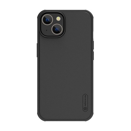 Nillkin iPhone 14 NILLKIN SUPER FROSTED PRO MAGNETIC műanyag telefonvédő ütésállóság, MagSafe, FEKETE