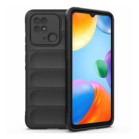 Gigapack Redmi 10C Gigapack Szilikon telefonvédő ütésállóság, 3D, FEKETE