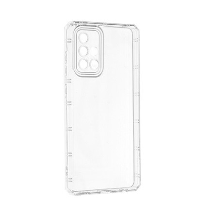 gigapack Samsung A51 GIGAPACK Szilikon telefonvédő ütésállóság, légpárnás keret, ÁTLÁTSZÓ