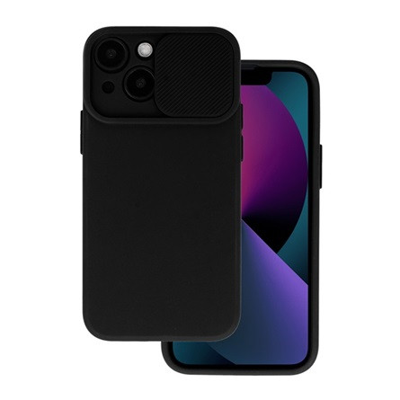 Gigapack iPhone 14 Plus Gigapack szilikon telefonvédő matt, kameravédő, FEKETE