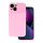 Gigapack iPhone 14 Gigapack szilikon telefonvédő matt, kameravédő, RÓZSASZÍN