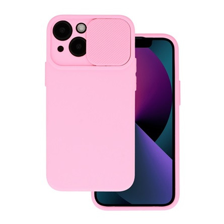 Gigapack iPhone 14 Gigapack szilikon telefonvédő matt, kameravédő, RÓZSASZÍN