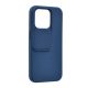 Gigapack iPhone 14 Pro Gigapack szilikon telefonvédő matt, kameravédő, SÖTÉTKÉK