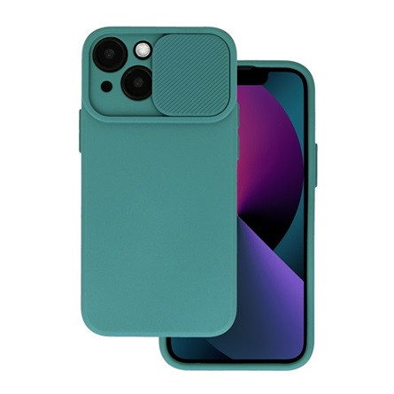 Gigapack iPhone 14 Plus Gigapack szilikon telefonvédő matt, kameravédő, SÖTÉTZÖLD