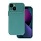 Gigapack iPhone 14 Plus Gigapack szilikon telefonvédő matt, kameravédő, SÖTÉTZÖLD