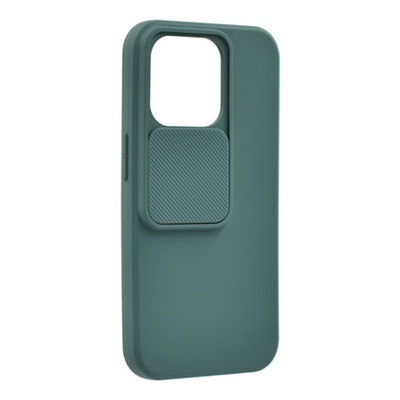 Gigapack iPhone 14 Pro Gigapack szilikon telefonvédő matt, kameravédő, SÖTÉTZÖLD