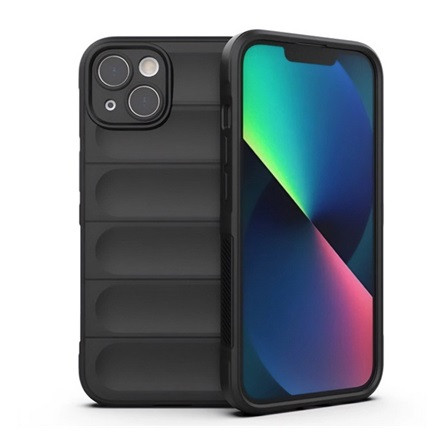 Gigapack iPhone 13 Gigapack szilikon telefonvédő ütésállóság, 3D, FEKETE