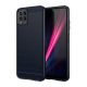 Mofi T Phone Pro 5G (2023) MOFI szilikon telefonvédő ütésállóság, karbon minta, SÖTÉTKÉK