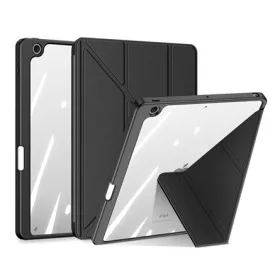   Dux Ducis IPAD 10.2 (2021) DUX DUCIS MAGI ORIGAMI tok álló, bőr hatású aktív FLIP, ceruza tartó, FEKETE