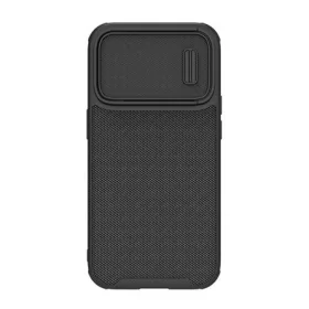   Nillkin iPhone 14 Pro NILLKIN TEXTURED S szilikon telefonvédő 3D, kameravédő, FEKETE