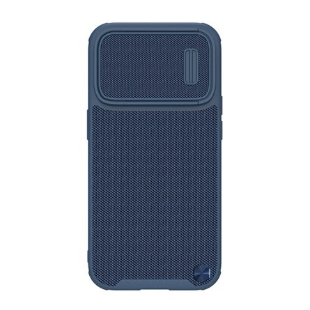 Nillkin iPhone 14 Pro NILLKIN TEXTURED S szilikon telefonvédő 3D, kameravédő, SÖTÉTKÉK