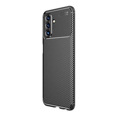Gigapack Samsung A04s Gigapack Szilikon telefonvédő ütésállóság, karbon minta, FEKETE