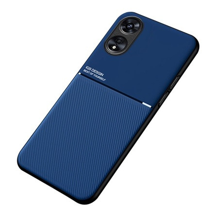 Gigapack Oppo A17 Gigapack Szilikon telefonvédő ütésállóság, csíkos, SÖTÉTKÉK