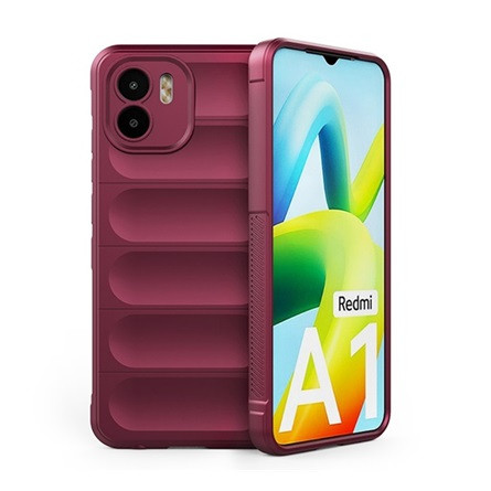 Gigapack Redmi A2 Gigapack Szilikon telefonvédő ütésállóság, 3D, BORDÓ
