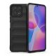 Gigapack Honor X8 4G Gigapack szilikon telefonvédő ütésállóság, 3D, FEKETE