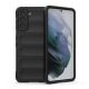 Gigapack Samsung S21 GIGAPACK Szilikon telefonvédő ütésállóság, 3D, FEKETE