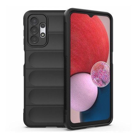 Gigapack Samsung A13 4G Gigapack szilikon telefonvédő ütésállóság, 3D, FEKETE