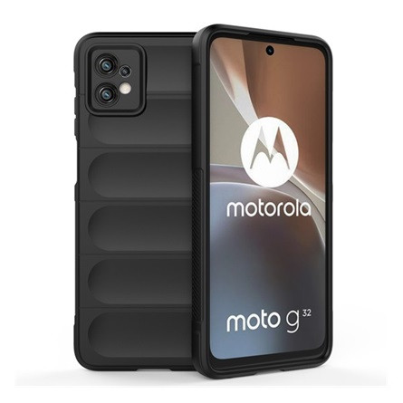 Gigapack Motorola Moto G32 Gigapack szilikon telefonvédő ütésállóság, 3D, FEKETE