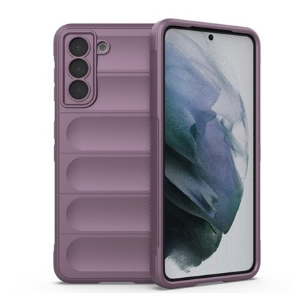 Gigapack Samsung S21 GIGAPACK Szilikon telefonvédő ütésállóság, 3D, LILA