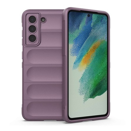 Gigapack Samsung S21 FE Gigapack szilikon telefonvédő ütésállóság, 3D, LILA